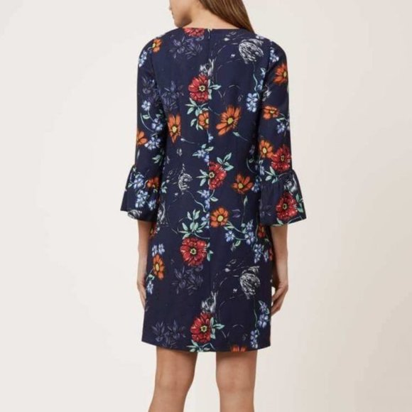HOBBS London Floral Shift Dress 6 - Picture 3 of 7